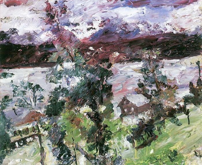 Lovis Corinth Walchensee, Neuschnee